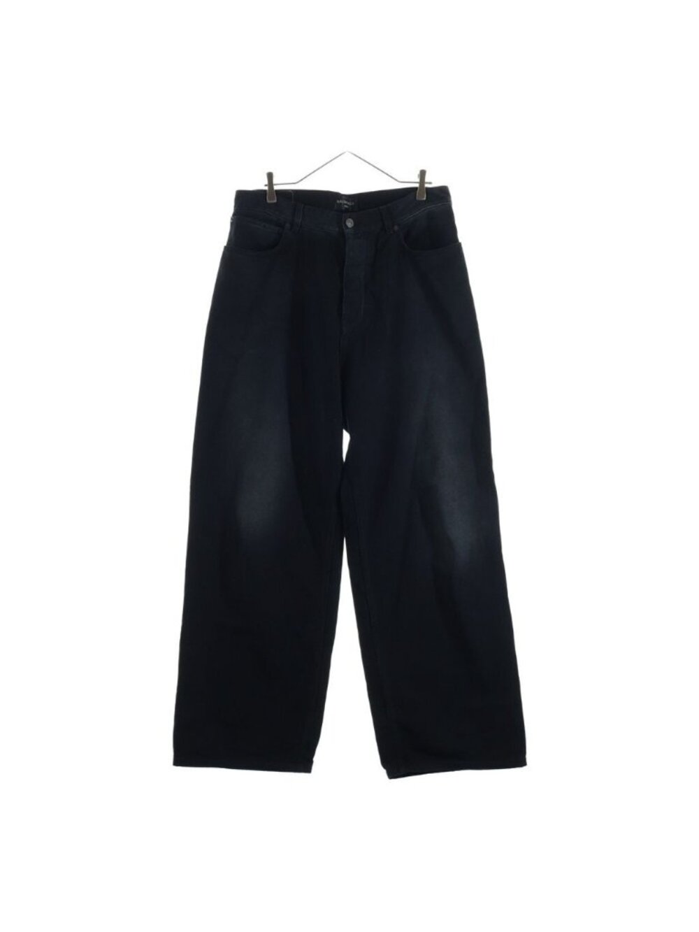 Balenciaga Denim Baggy Pants Jeans Black